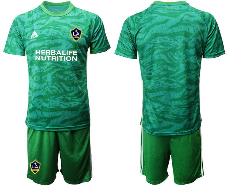 Men 2020-2021 club Los Angeles Galaxy goalkeeper green Soccer Jerseys